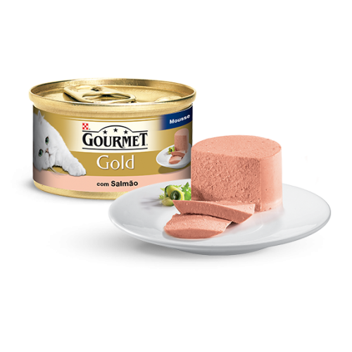 Gourmet Gold MOUSSE COM SALMÃO 85 gr